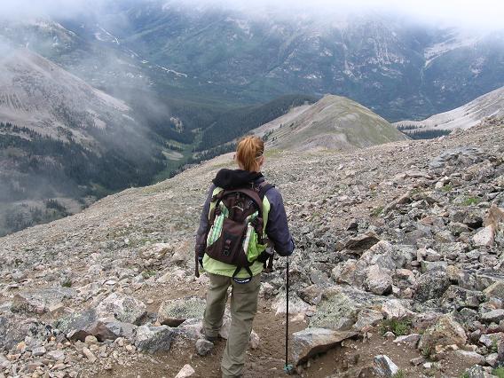 We're way up on the ridge - LaPlata Peak