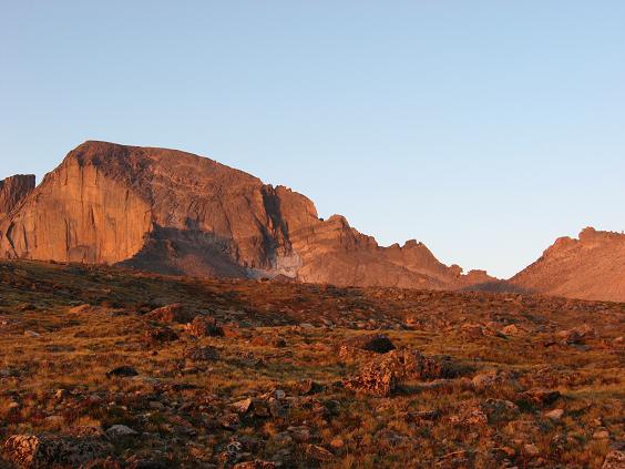 Just below the boulderfield - Longs Peak