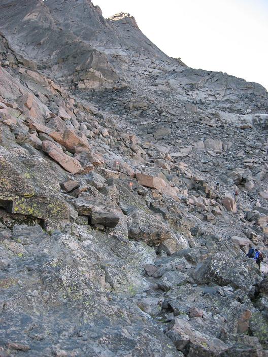 Were supposed to go up this?!! - Longs Peak