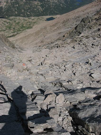 Well, I'm glad the trough is dry today - Longs Peak