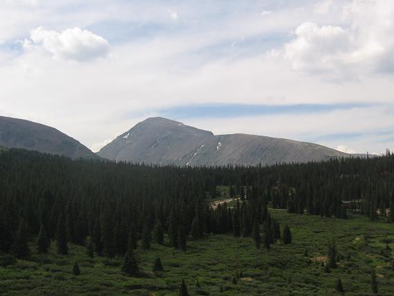 Quandary Peak from Hossier Pass area