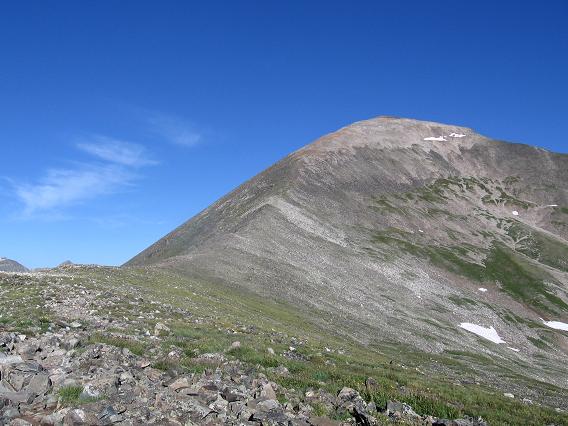 Upper route photo, still a long ways to go - Quandary Peak