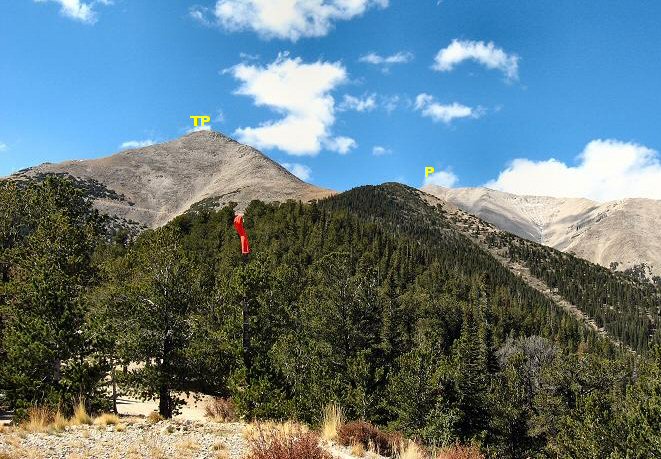 At last the objective is in view - Mt Princeton