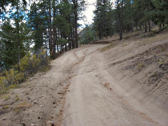Water cuts and berms here we come - Mt Princeton