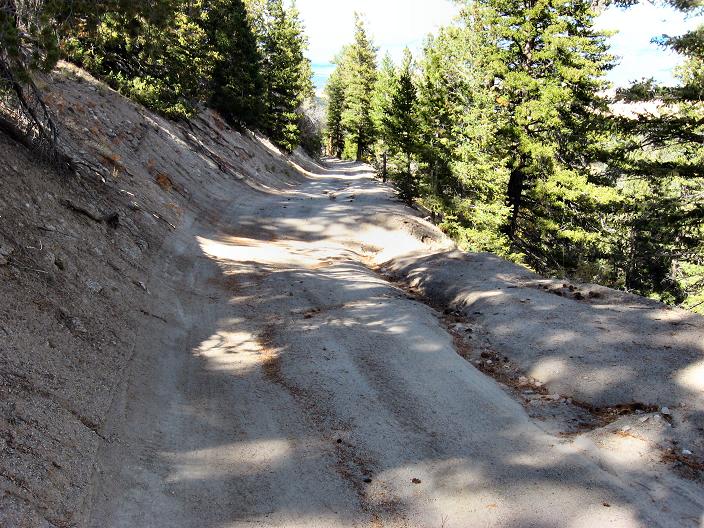 Narrow stuff on lower part of road - Mt Princeton