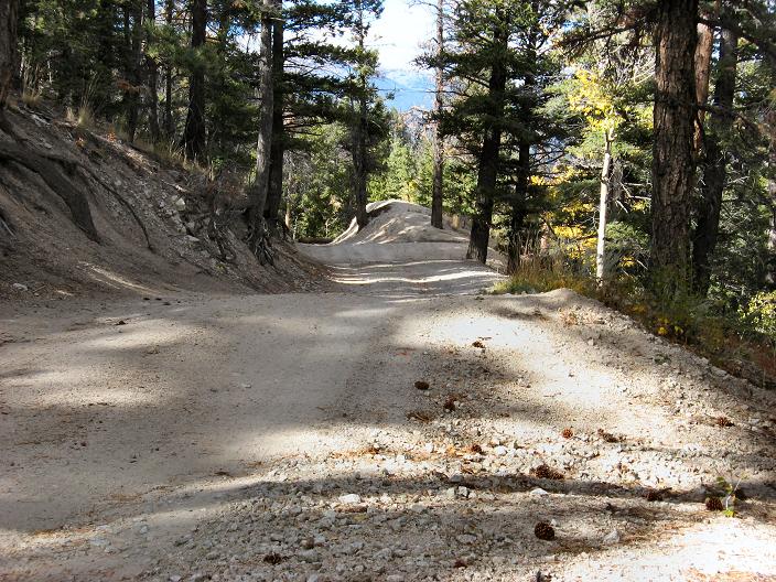 Muffler ripping berms - Mt Princeton