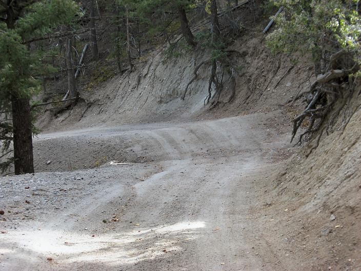 More berms - Mt Princeton