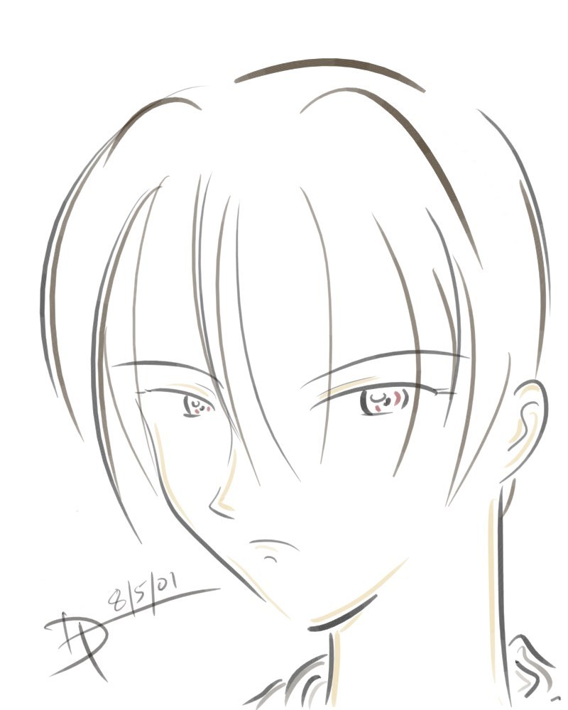 He's lookin' evil