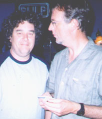 Nick Robinson (left) and Martin Lilleker