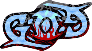 God Colored Ambigram