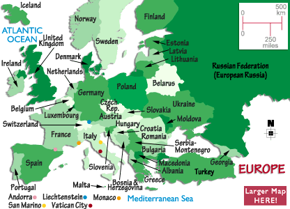 Europe Map