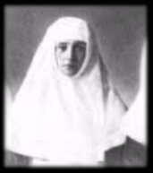 Maria, Tatiana, Alexandra, Olga, and Anastasia in their hospital