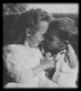 Anastasia and Alexei share a secret at Livadia, 1908