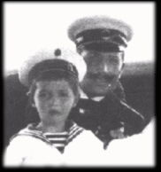 Kaiser Wilhelm II (with moustache) and the imperial family c. 1909