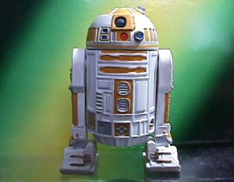 This shows the droid with the third leg removed.