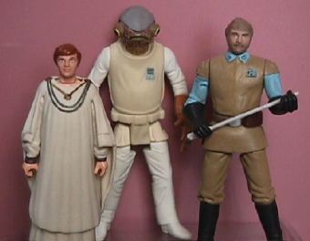 A group shot, with Ackbar and Mon Mothma.