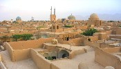 Rooftops of Yazd, Iran