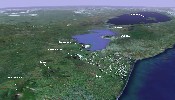Satellite view of Nicaragua's six active Volcanos