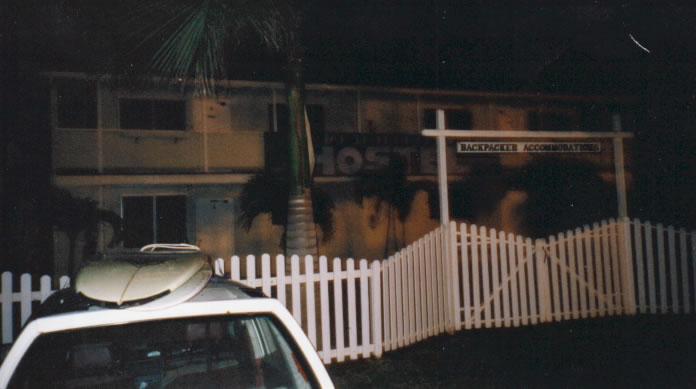 Hostel where I spent the night in Kapaa, Kauaii.
