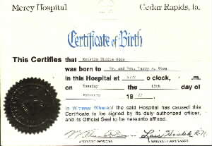 Birth Certificate