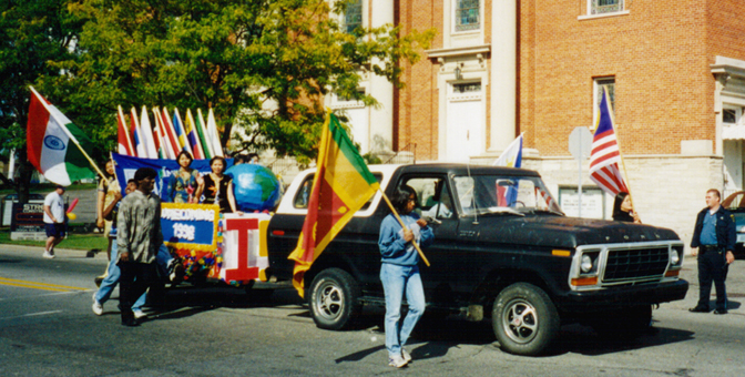 Parading through Angola