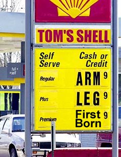 Gas Prices Sign