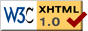 W3C Valid XHTML
