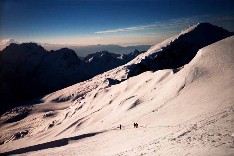 sunrise on summit day