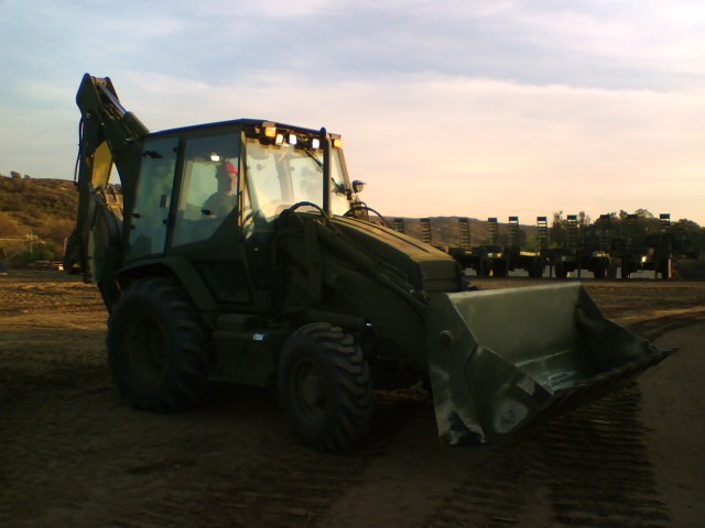 420D Backhoe, produced by Caterpillar