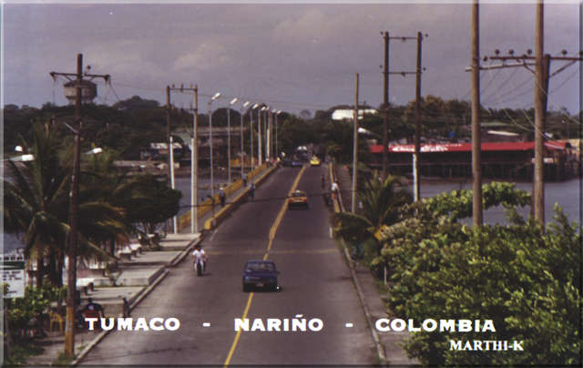 Puente del Viaducto. Une a Tumaco con el Morro.