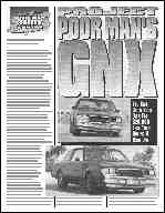 Project Poor Man's GNX - Part 1