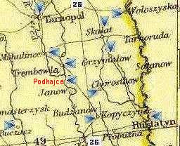 map: area near Tarnopol; CLICK to Zoom OUT
