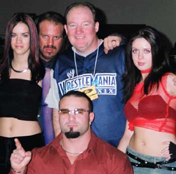 Pyra, Massive Damage,  Promoter-Verne Siebert, Siren, Johnny Handsome (front)