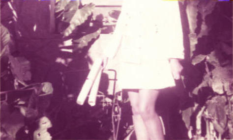 Josette in 1970 
                    front she's OAHU house at TURUMO