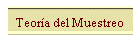 Teoría del Muestreo