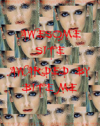 BITE ME! awarded me the this is an awsome site award!!!