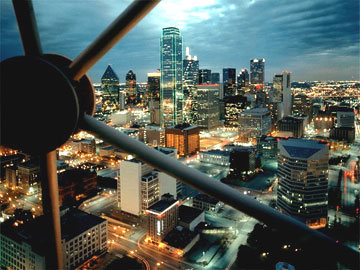 Dallas,Tx View from Reunion Arena Tower