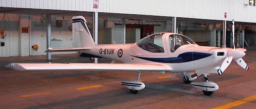 Grob 115 - the Tutor. Click for a look inside.
