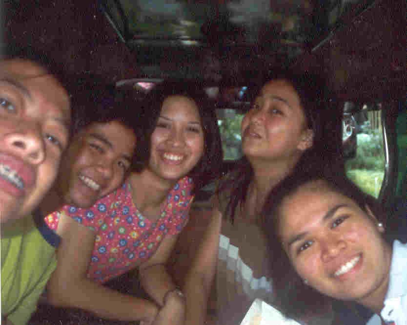 chilling out inside a philcoa jeep