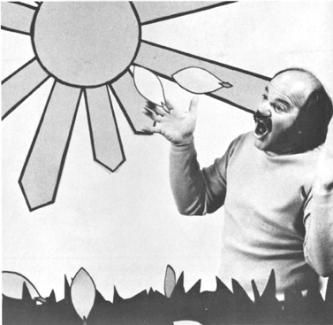 Steve telling the Flower Story