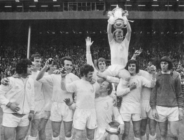 Leeds win the F.A. Cup, Wembley, May 1972