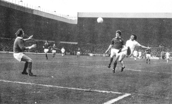 Derby County and Leeds, April 1974