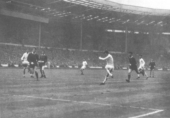 United v. Liverpool at Wembley in May 1965