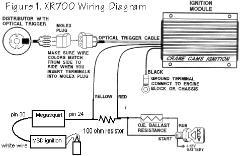 You need to use something to give megasquirt a +12 volt ... msd 6al wiring diagram tach output 