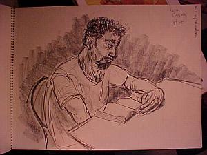 todd e.
charcoal on paper 18x24
september 2002