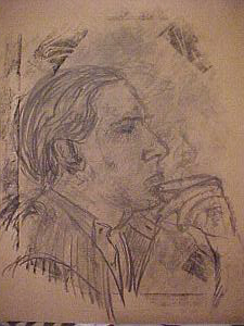 reve
charcoal on cardboard 16x20
september 2003