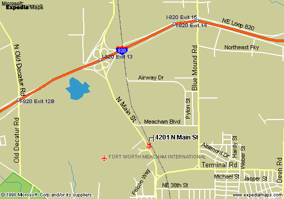 Map by Microsoft Expedia Maps