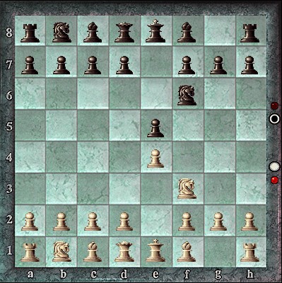 Petrov's Defense: Three Knights Game 