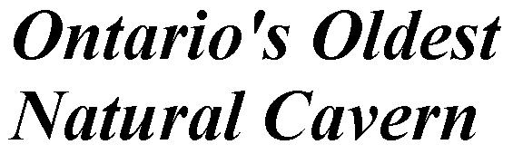 Ontario's oldest natural cavern