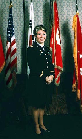 in uniform